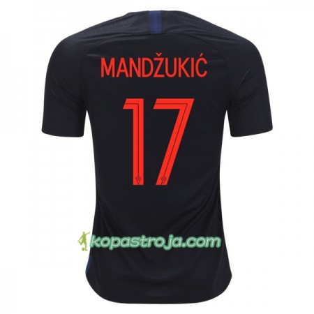 Billiga Fotbollströjor Kroatien Mandzukic 17 VM 2018 Borta tröja